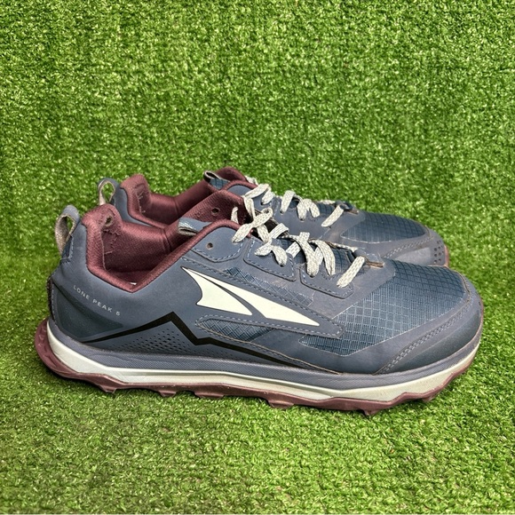 Altra Shoes - ALTRA Lone Peak 5 Trail Shoes Blue Purple Womens Size 11